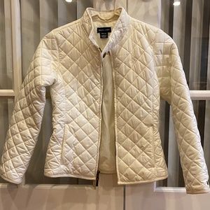 Ralph Lauren kids off-white quilted jacket